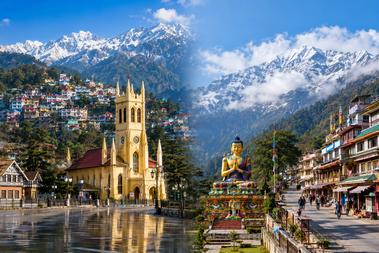Shimla Manali Dharamshala Tour Package (Himachal-119)